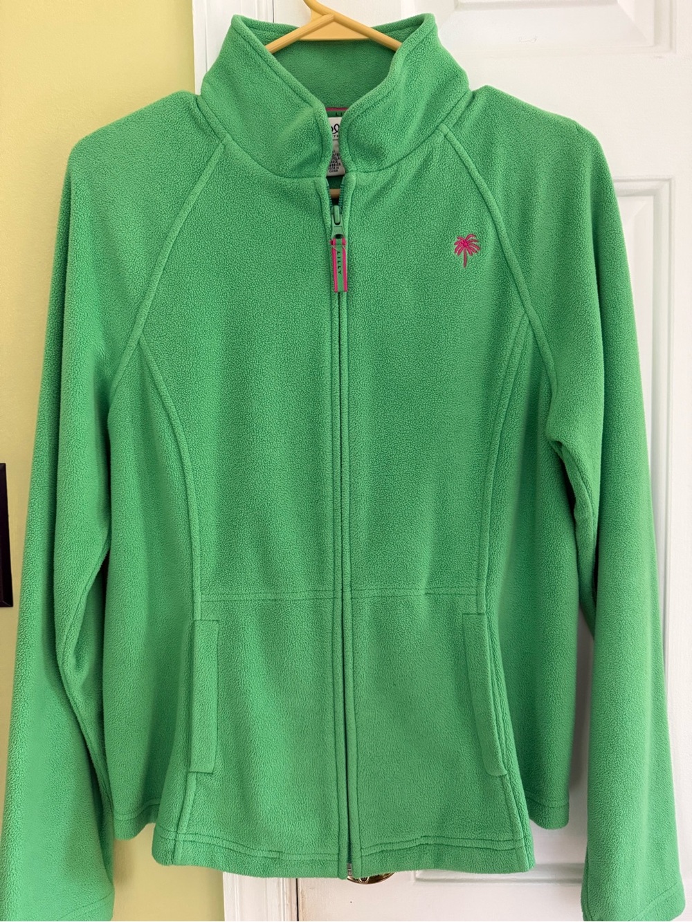 Lilly Pulitzer White Label Green Fleece Jacket